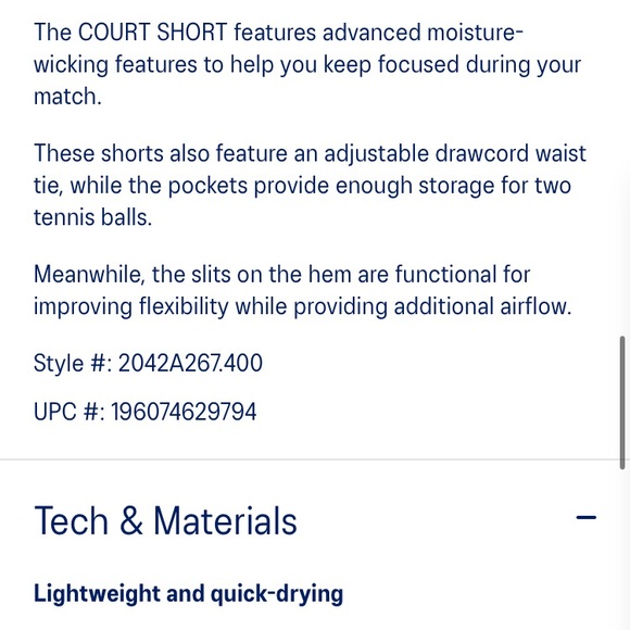 NWT ASICS Womens Court Tennis Shorts Midnight Blue Medium Athleticwear - Picture 6 of 8